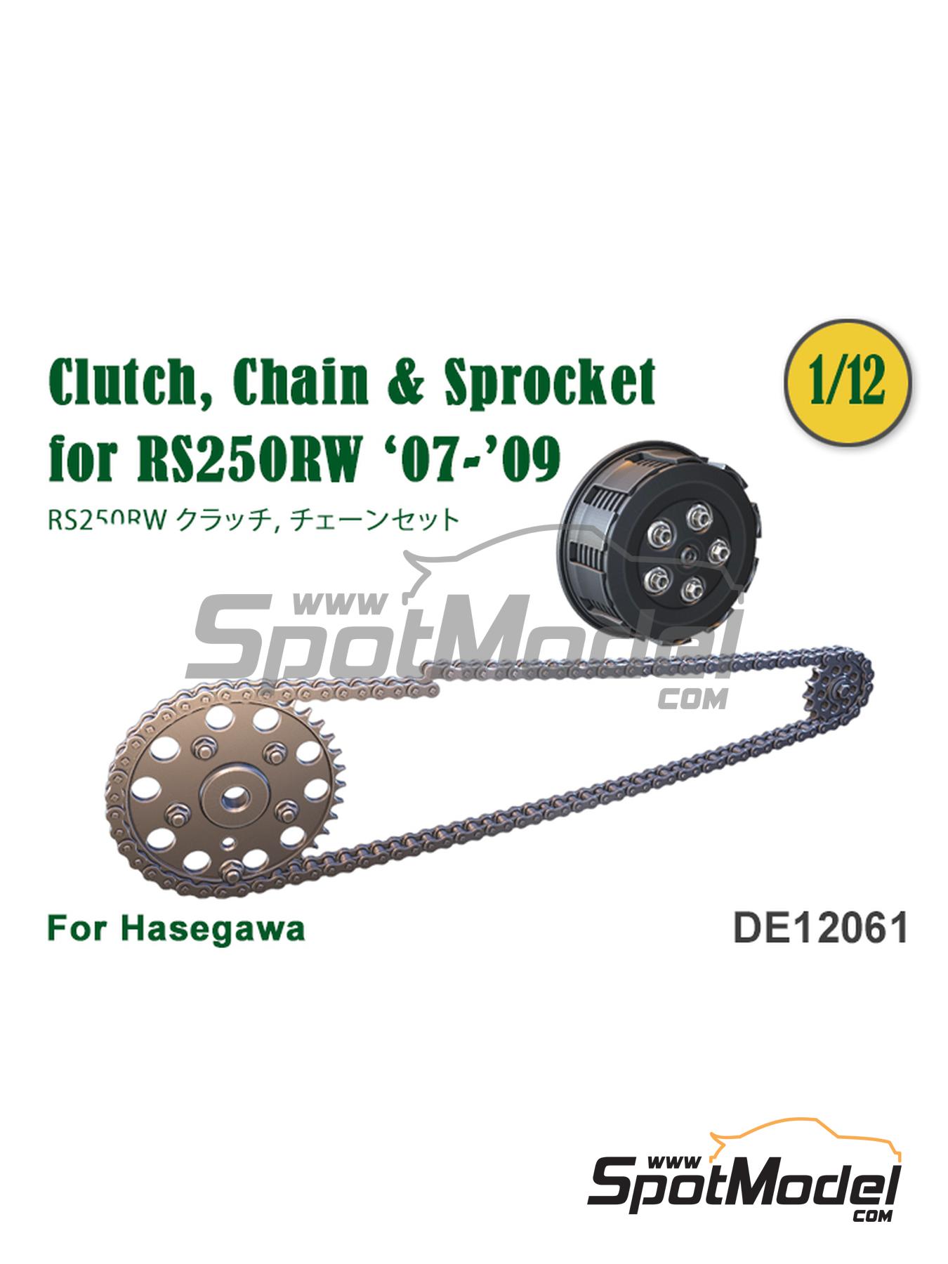 Fat Frog Models DE12061: Chain set 1/12 scale - Honda RS250RW 2007